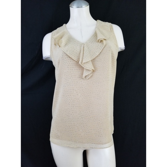 Banana Republic Tops - Banana Republic Size 2 Sleeveless Top Ruffle